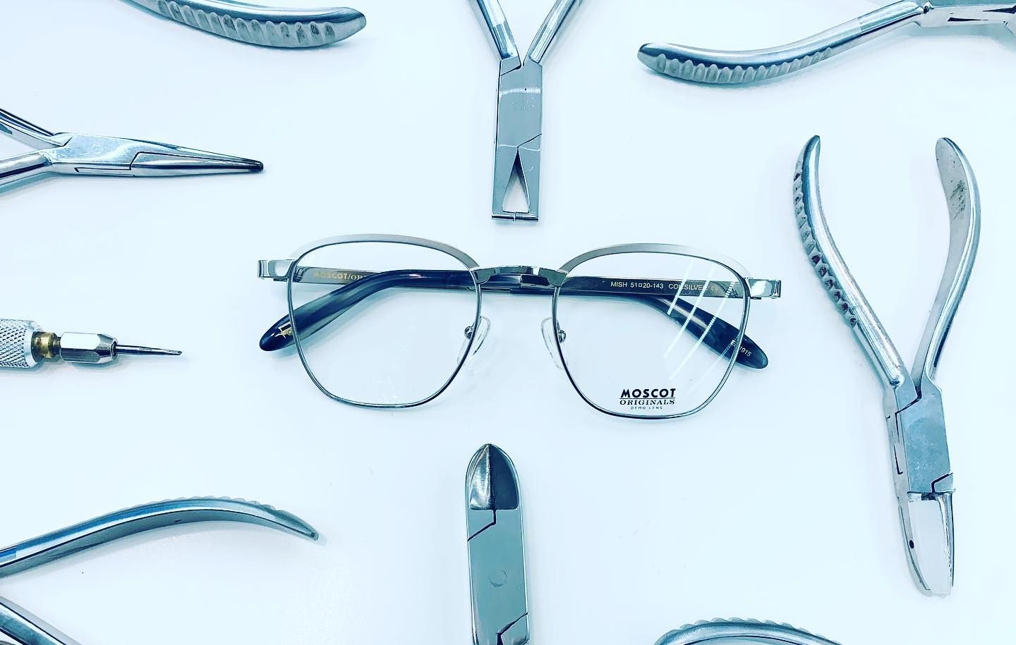  Moscot MISH eyeglasses - silver frame 