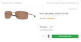  Oakley Square Wire Prizm Tungsten Polarized sunglasses 