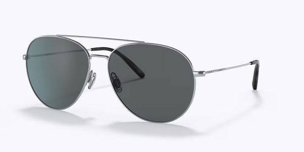  Oliver Peoples Airdale Silver / Midnight Express Polarized sunglasses 