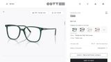  Oliver Peoples Coren dark teal eyeglasses 