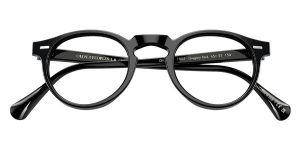  Oliver Peoples Gregory Peck Black eyeglasses 