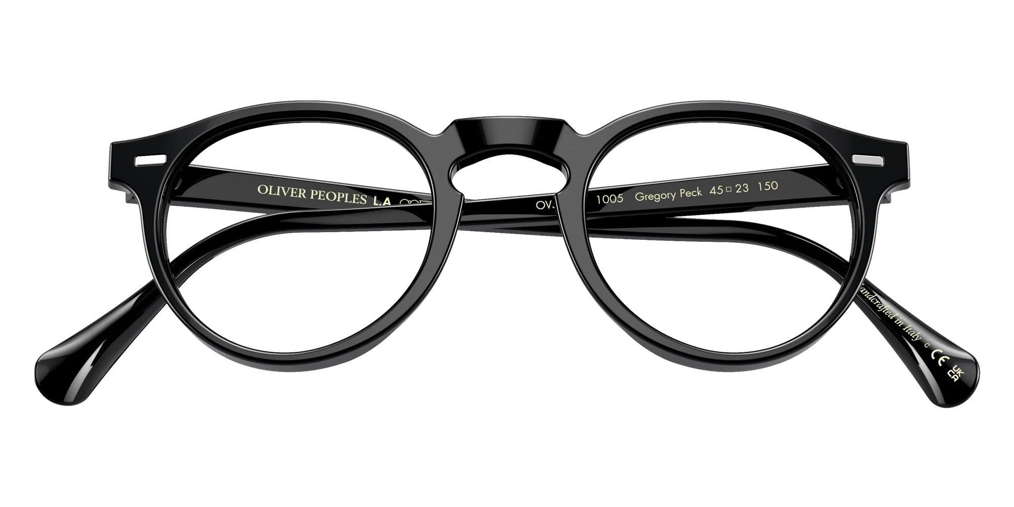  Oliver Peoples Gregory Peck Black eyeglasses 