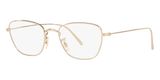  Oliver Peoples Suliane brushed gold eyeglasses 