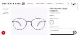  Porsche Design P 8315 gunmetal eyeglasses 