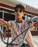  Ray Ban Elon RB3958 gold brown sunglasses 