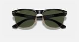  Ray Ban Clubmaster Oversized Black / Green sunglasses 