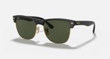  Ray Ban Clubmaster Oversized Black / Green sunglasses 