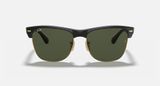  Ray Ban Clubmaster Oversized Black / Green sunglasses 