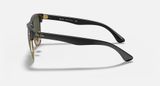  Ray Ban Clubmaster Oversized Black / Green sunglasses 