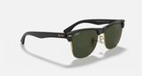 Ray Ban Clubmaster Oversized Black / Green sunglasses 