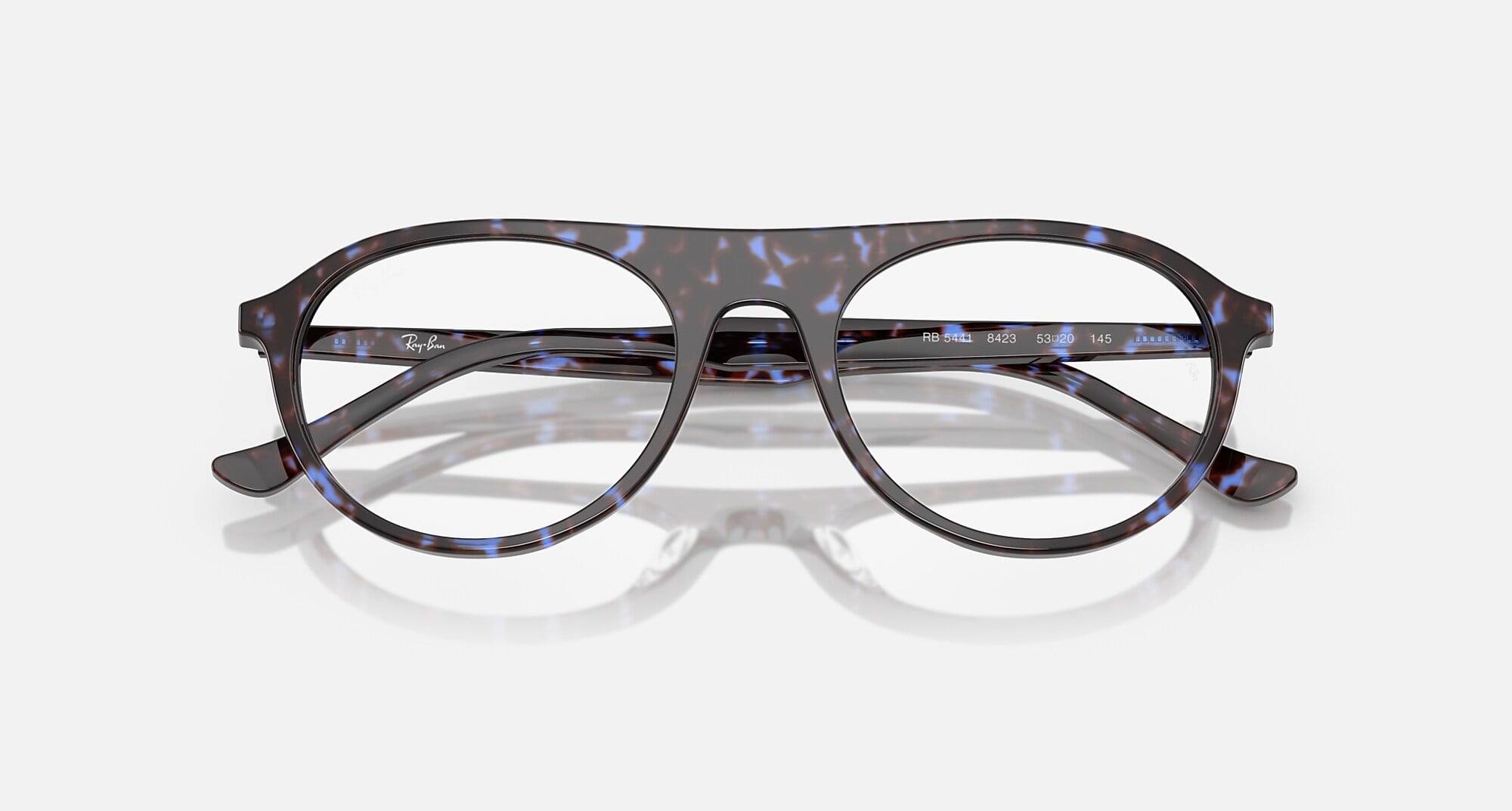  Ray Ban RB5441 8424 havana blue eyeglasses 