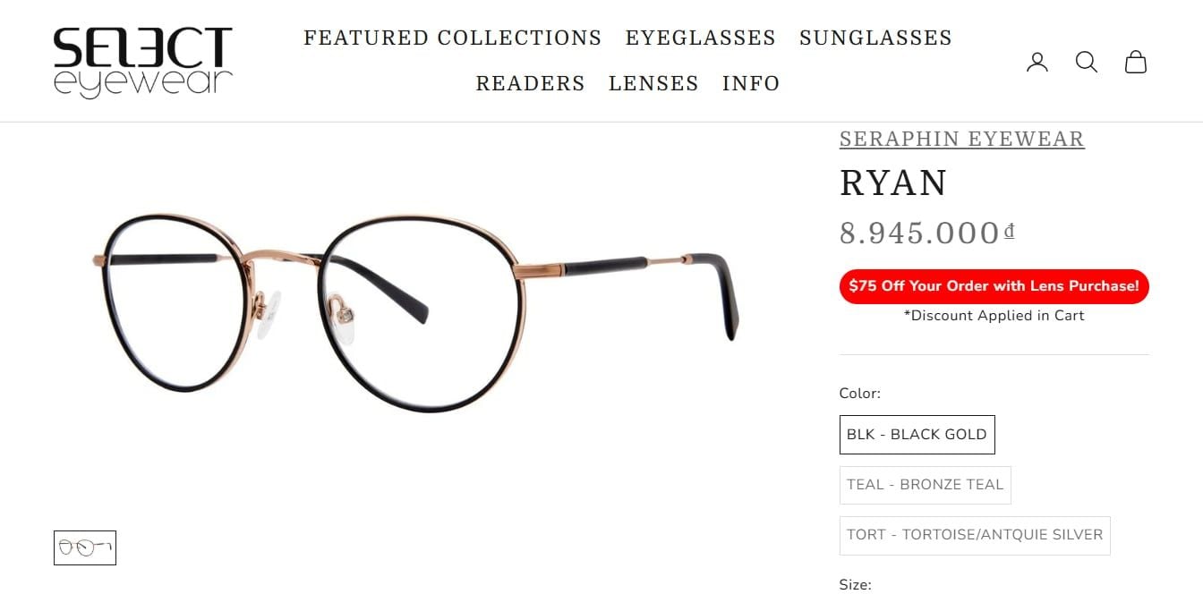  Seraphin by OGI Ryan titanium eyeglasses 