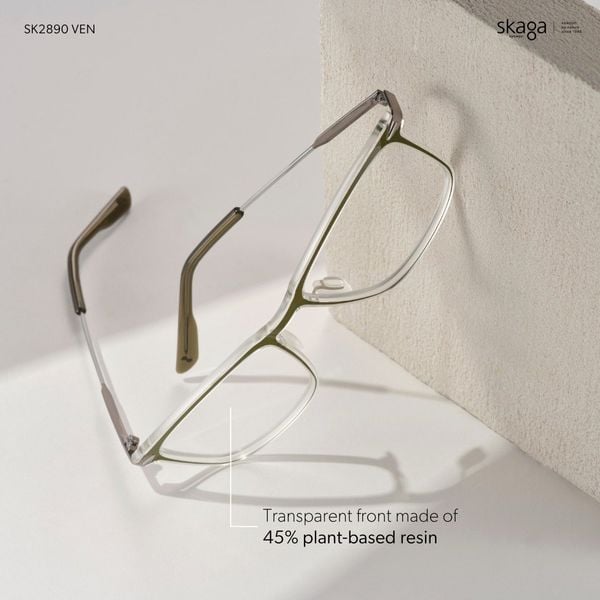  SKAGA SK2890 VEN Khaki titanium temple eyeglasses 