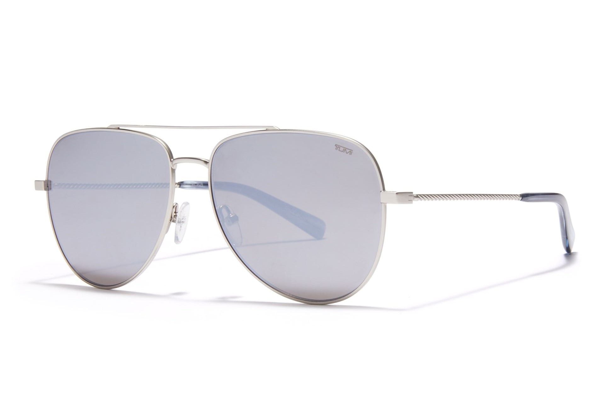  Tumi STU008 silver sunglasses 