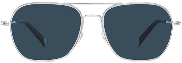 Warby Parker Abe Polish Silver sunglasses 