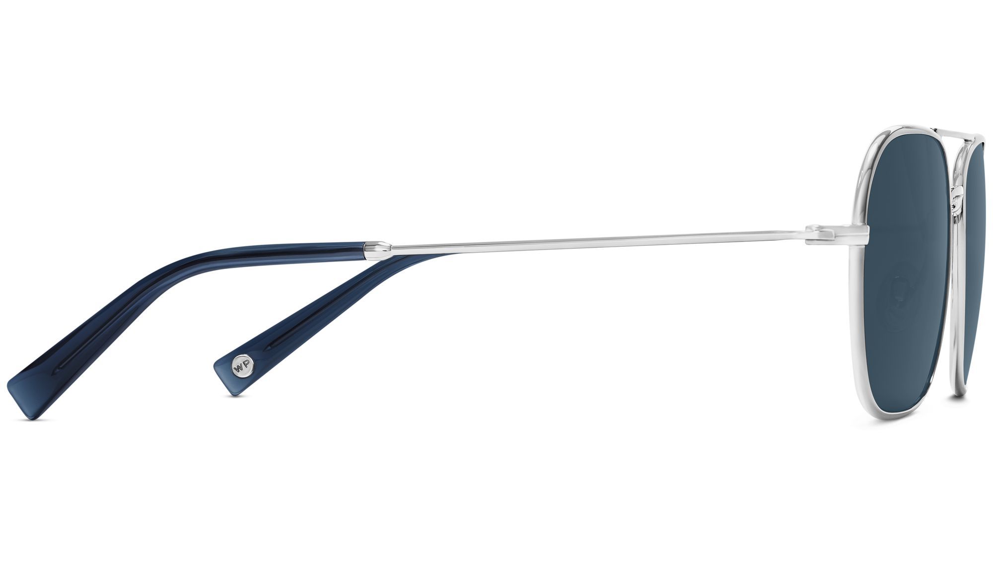  Warby Parker Abe Polish Silver sunglasses 