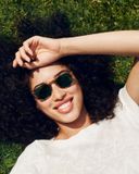  Warby Parker Downing English Oak sunglasses 