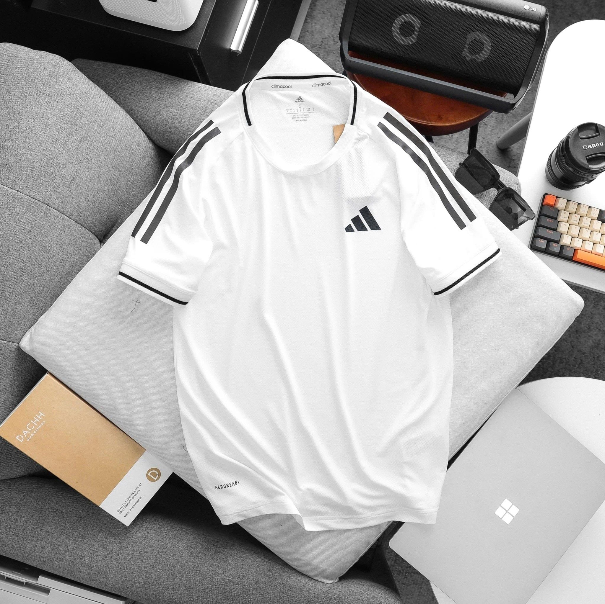  Áo Adidas Training 3 sọc tay 2026 