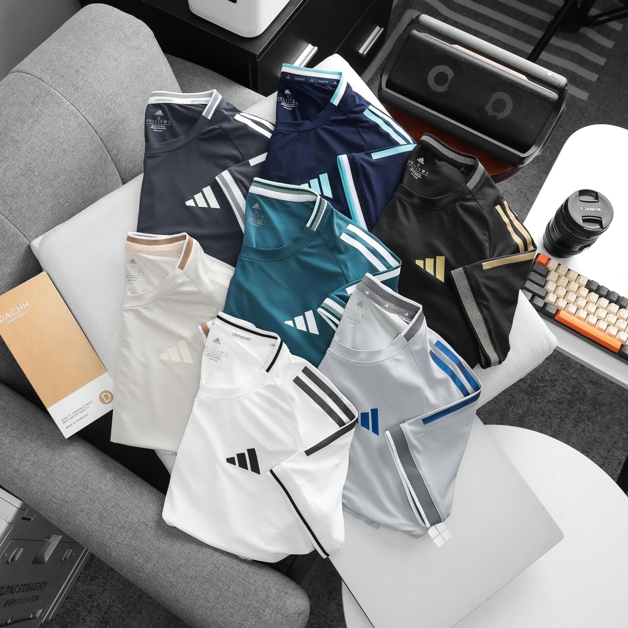  Áo Adidas Training 3 sọc tay 2026 