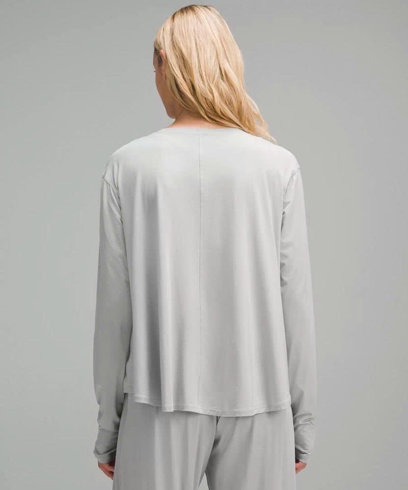  Áo Lululemon Modal Relaxed-Fit Lounge Long-Sleeve LW3ICRS 
