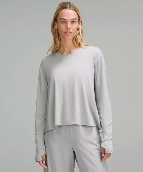  Áo Lululemon Modal Relaxed-Fit Lounge Long-Sleeve LW3ICRS 