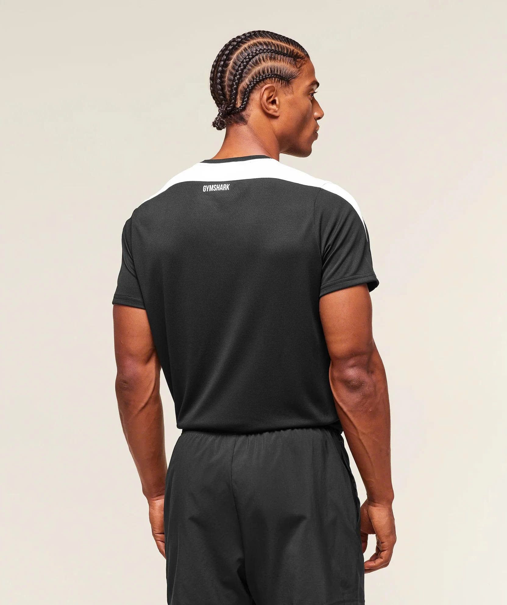  Áo Gymshark Arrival Block Đen A3B6E 