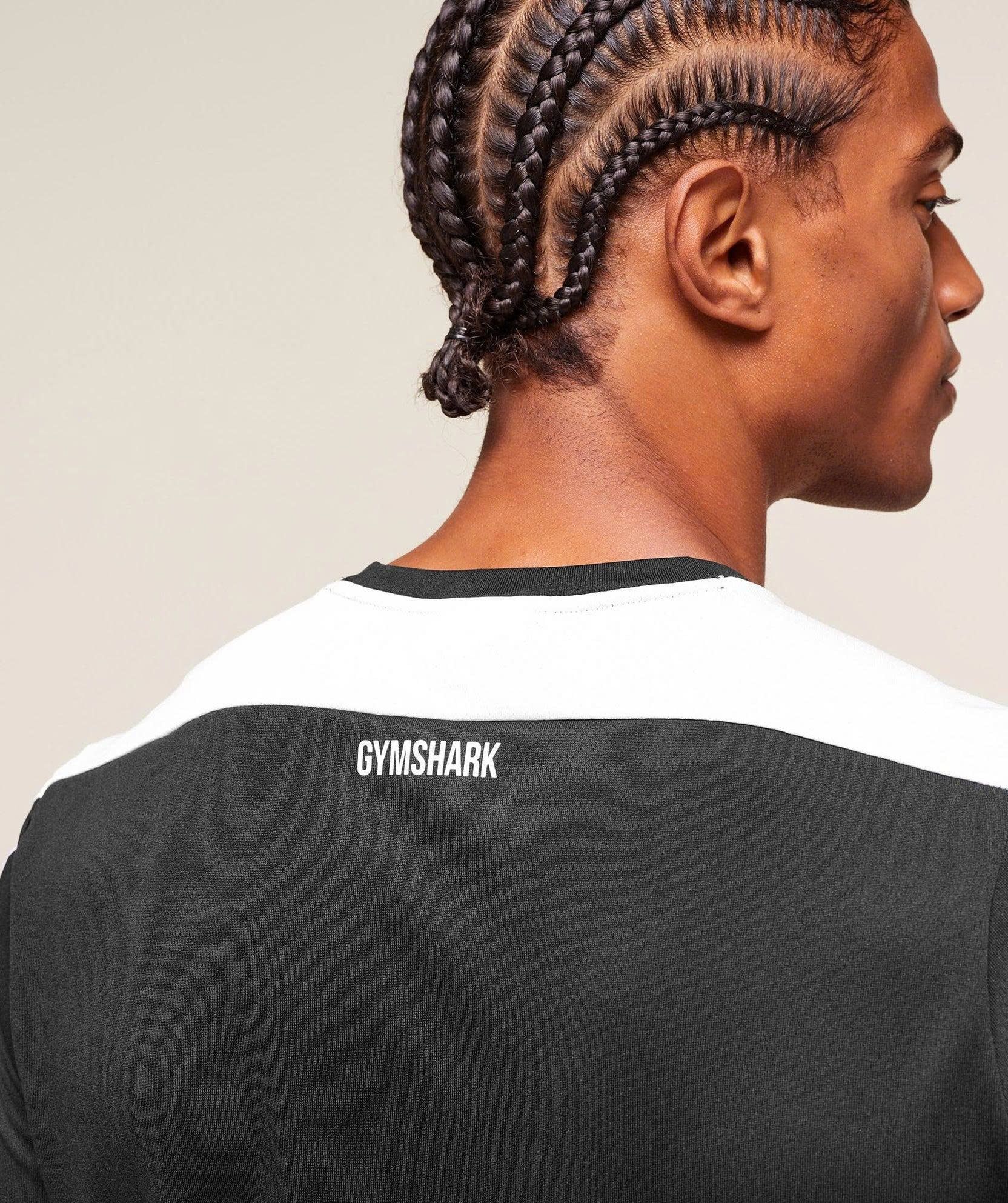  Áo Gymshark Arrival Block Đen A3B6E 