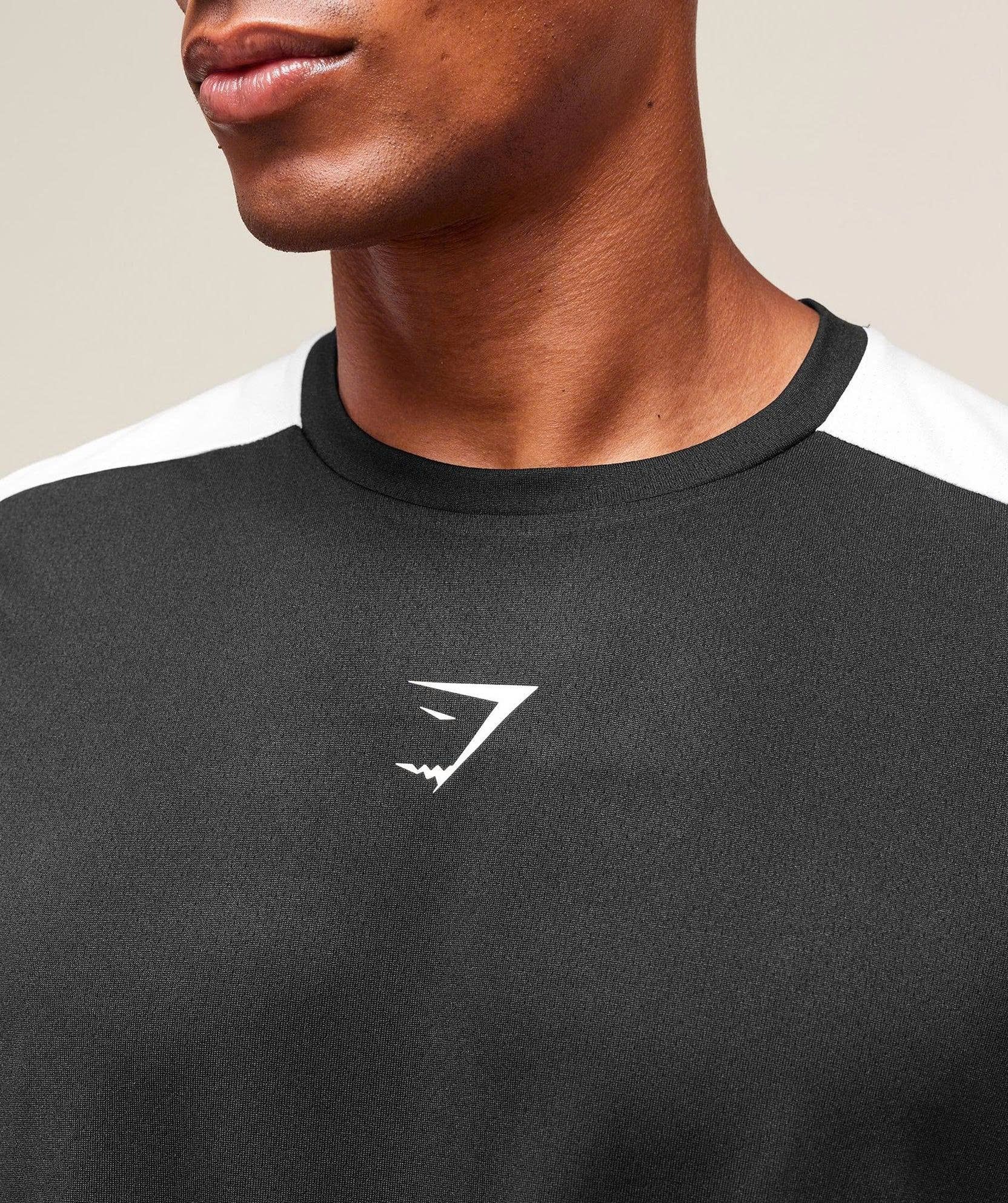  Áo Gymshark Arrival Block Đen A3B6E 