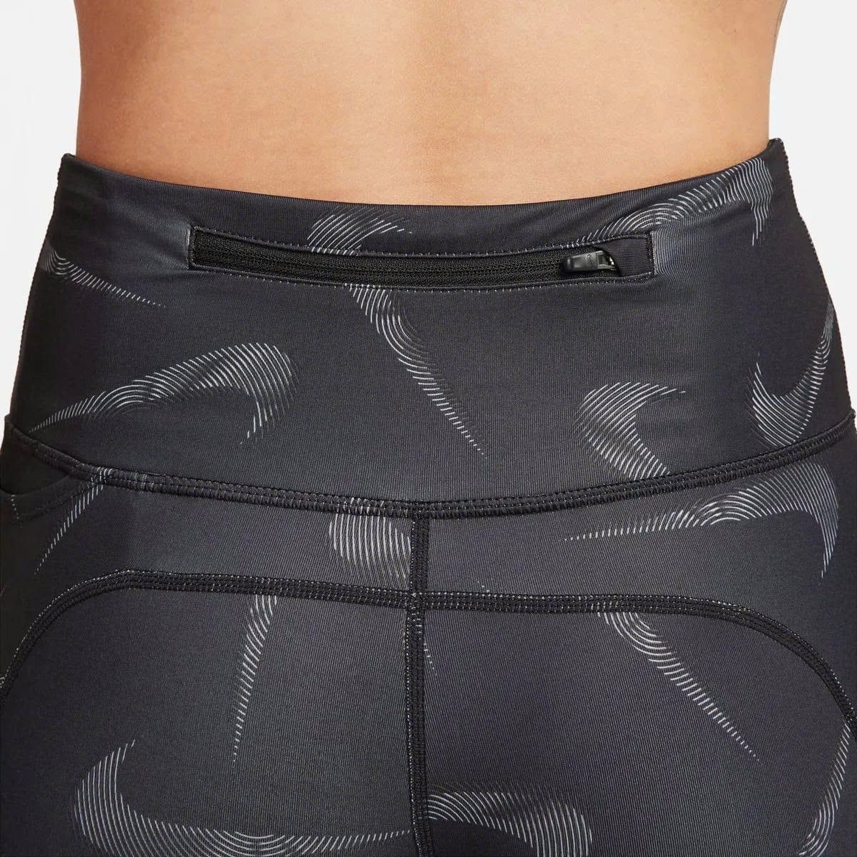  Legging Nike Dri-FIT Fast Swoosh Print Mid-Rise 7/8 Tight FB4677-010 