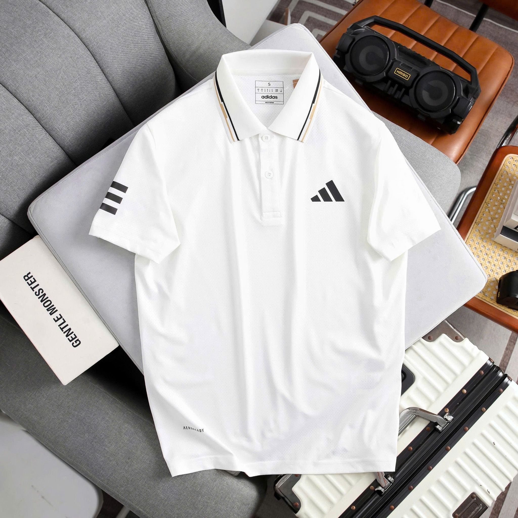  Áo Polo Adidas 3 sọc 2026 