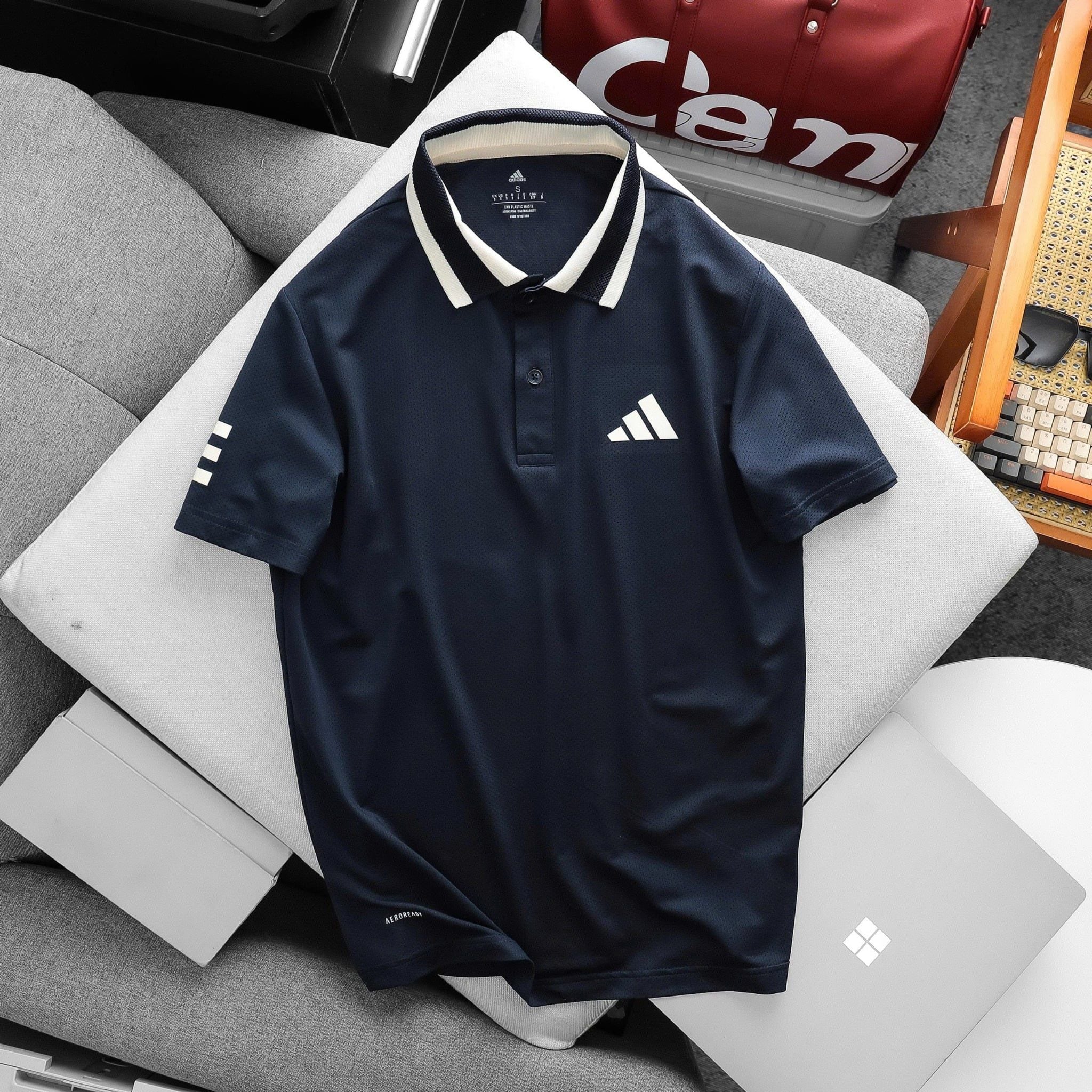  Áo Polo Adidas 3 sọc 2026 