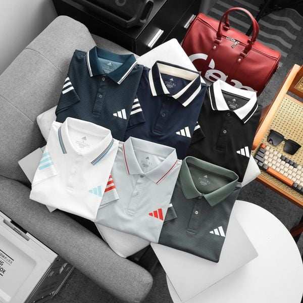  Áo Polo Adidas 3 sọc 2026 