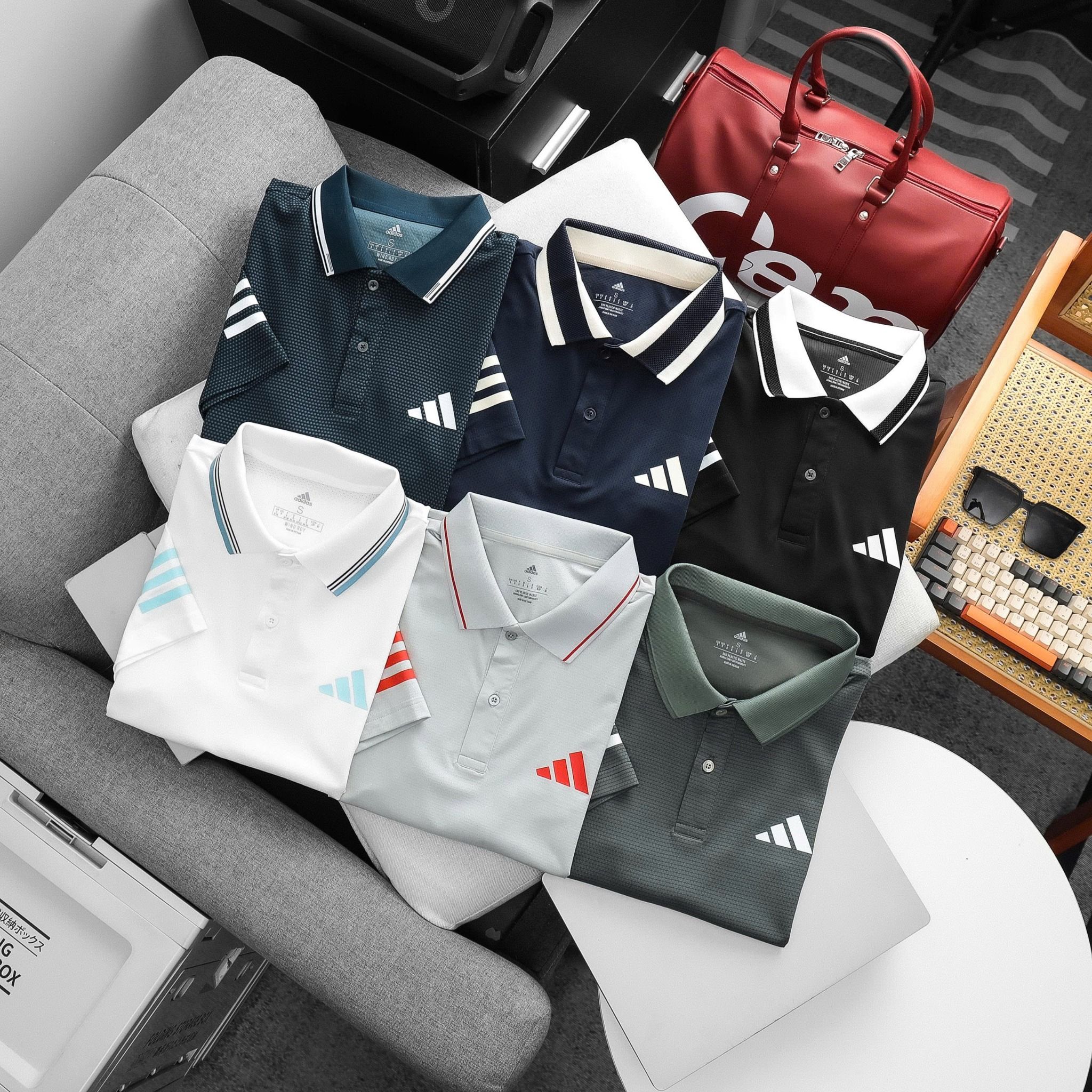  Áo Polo Adidas 3 sọc 2026 
