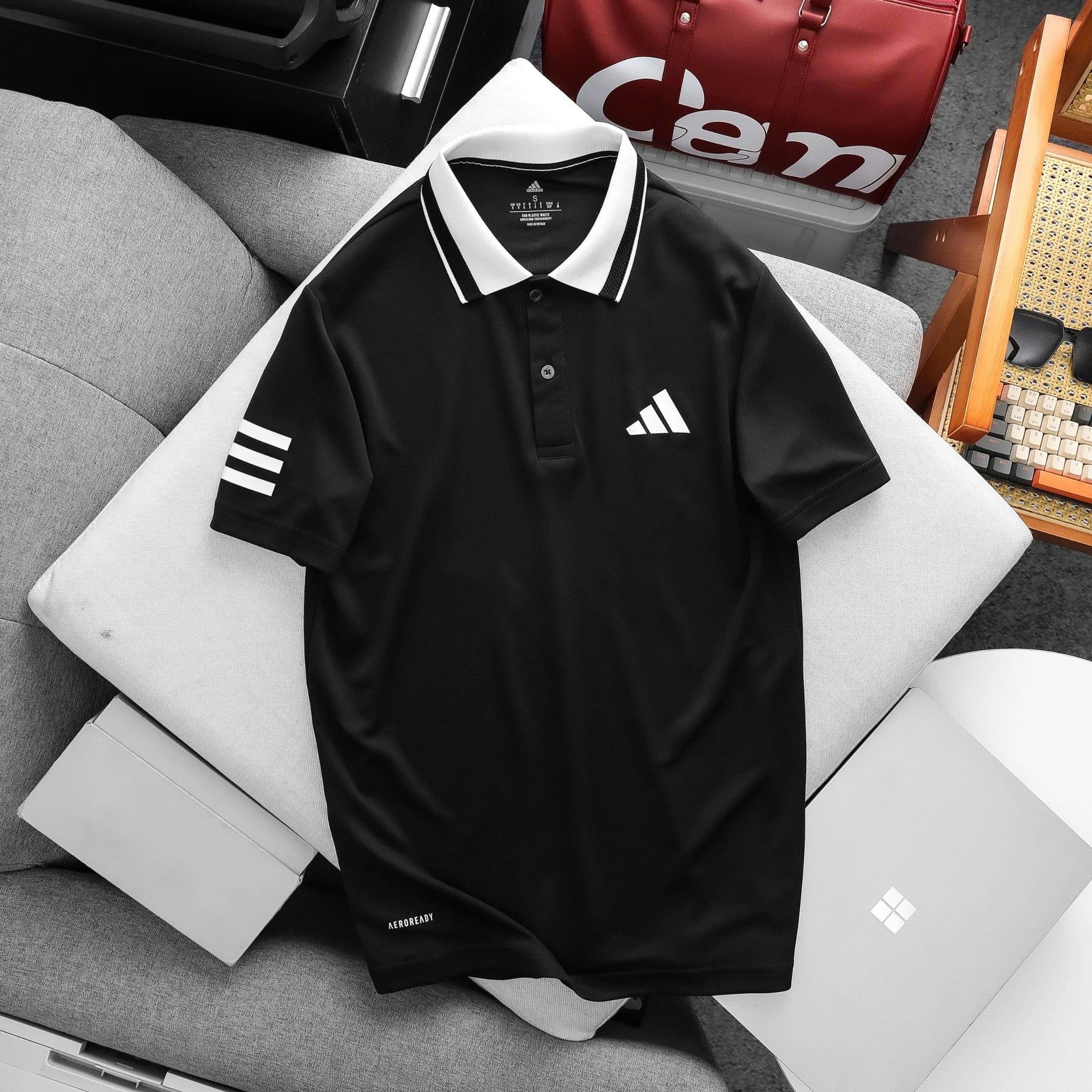  Áo Polo Adidas 3 sọc 2026 