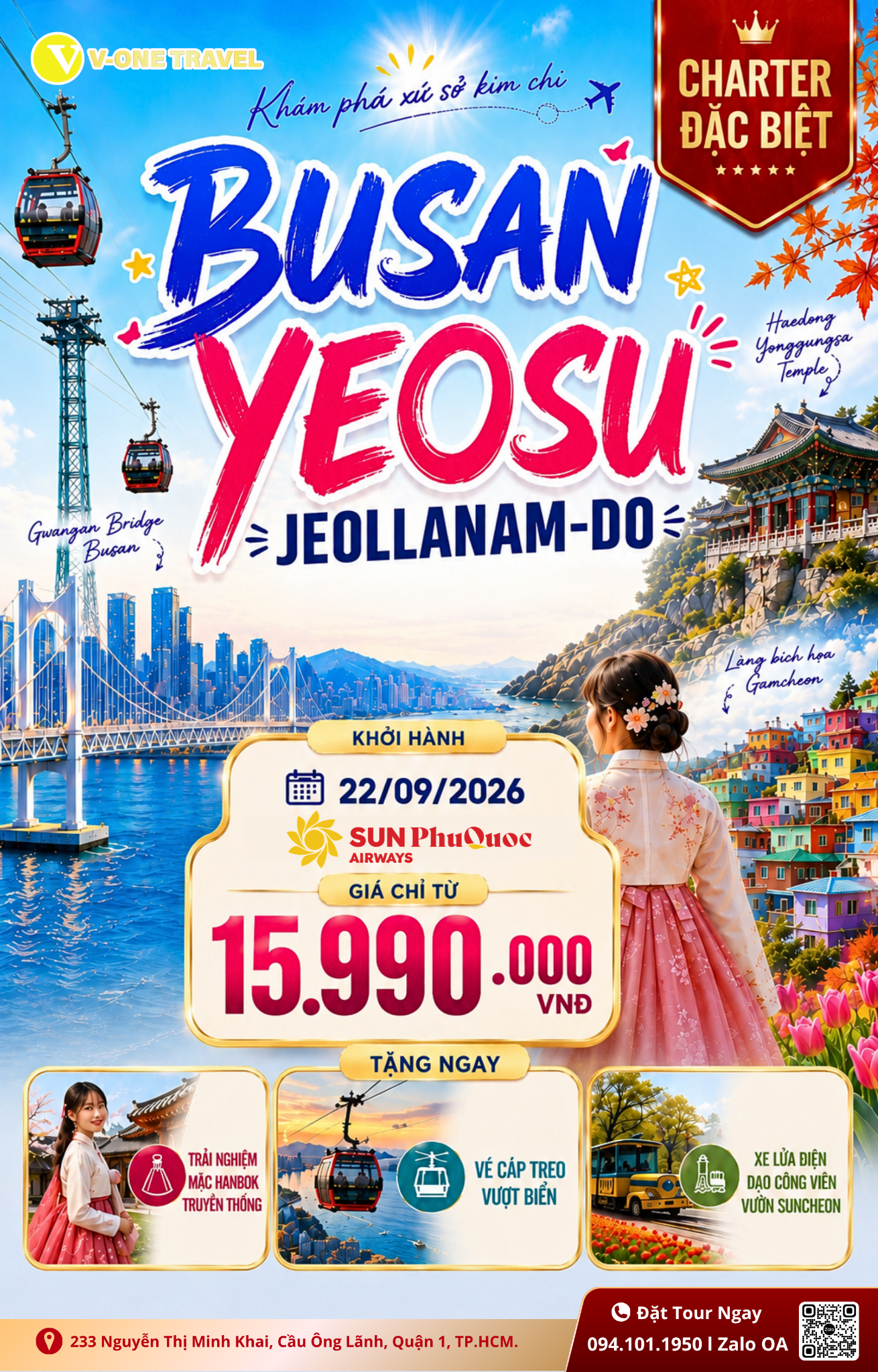 [CHARTER HÀN QUỐC 2026] BUSAN - YEOSU - JEOLLANAMDO