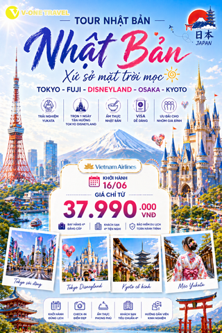 CUNG ĐƯỜNG VÀNG NHẬT BẢN MÙA HÈ 2026 - DISNEYLAND