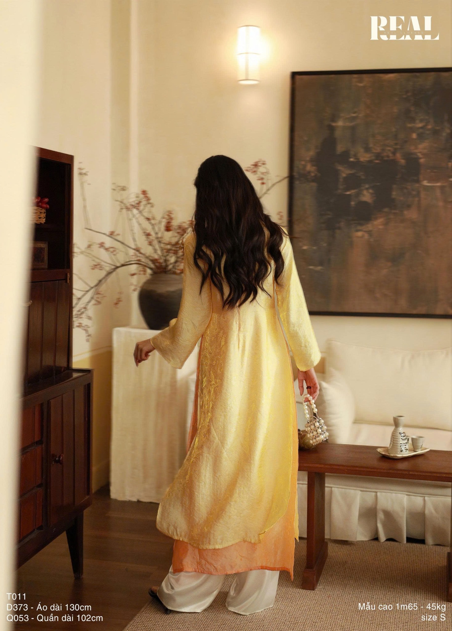 Áo dài 2 tà Lụa Là