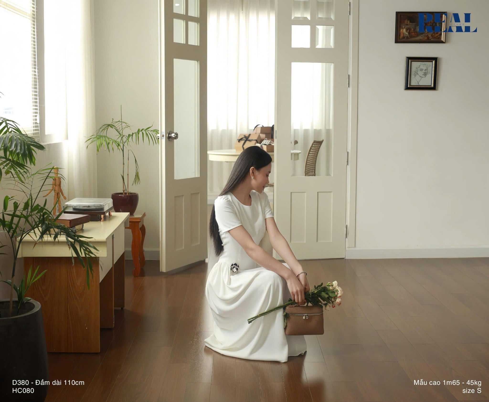 Đầm Julia trắng