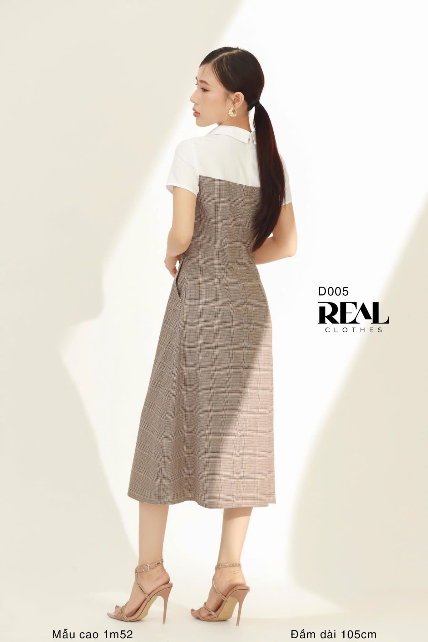 Đầm phối màu SALE