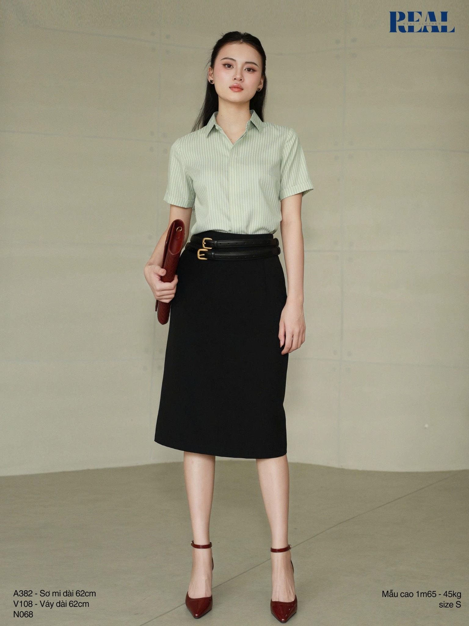 Nịt sợi mảnh đen/trắng/ nâu