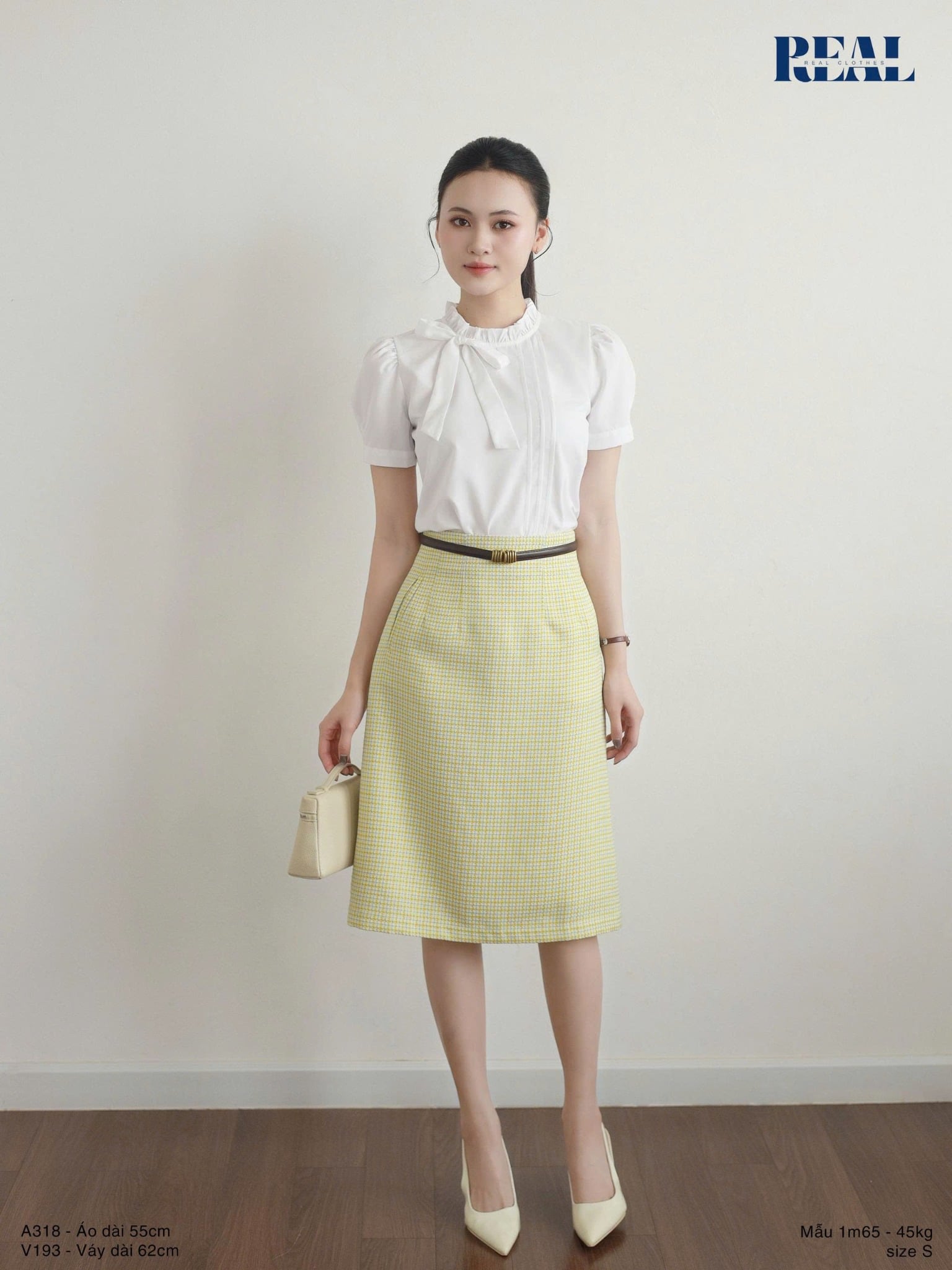 Váy Tokyo midi họa tiết