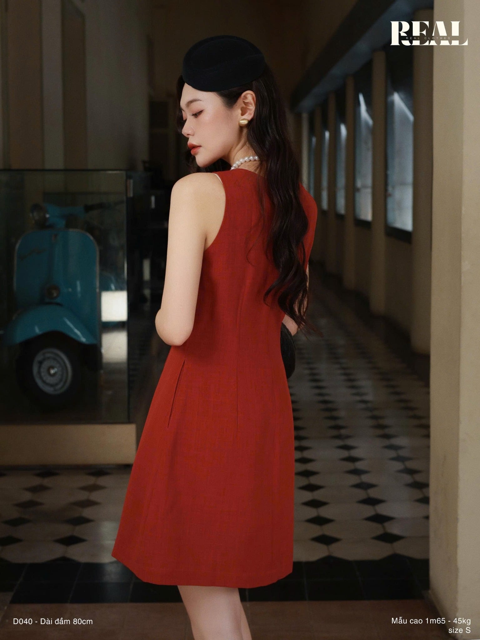 Đầm 8 mảnh Jennie gạch