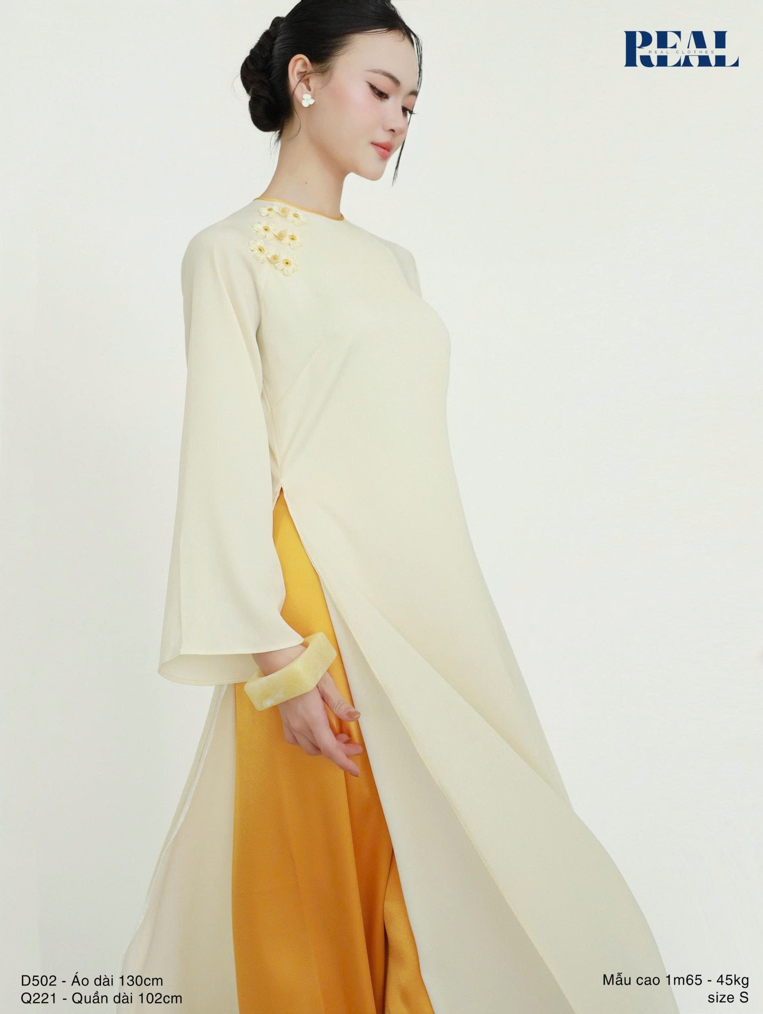 Áo dài 2 tà Nắng Mai