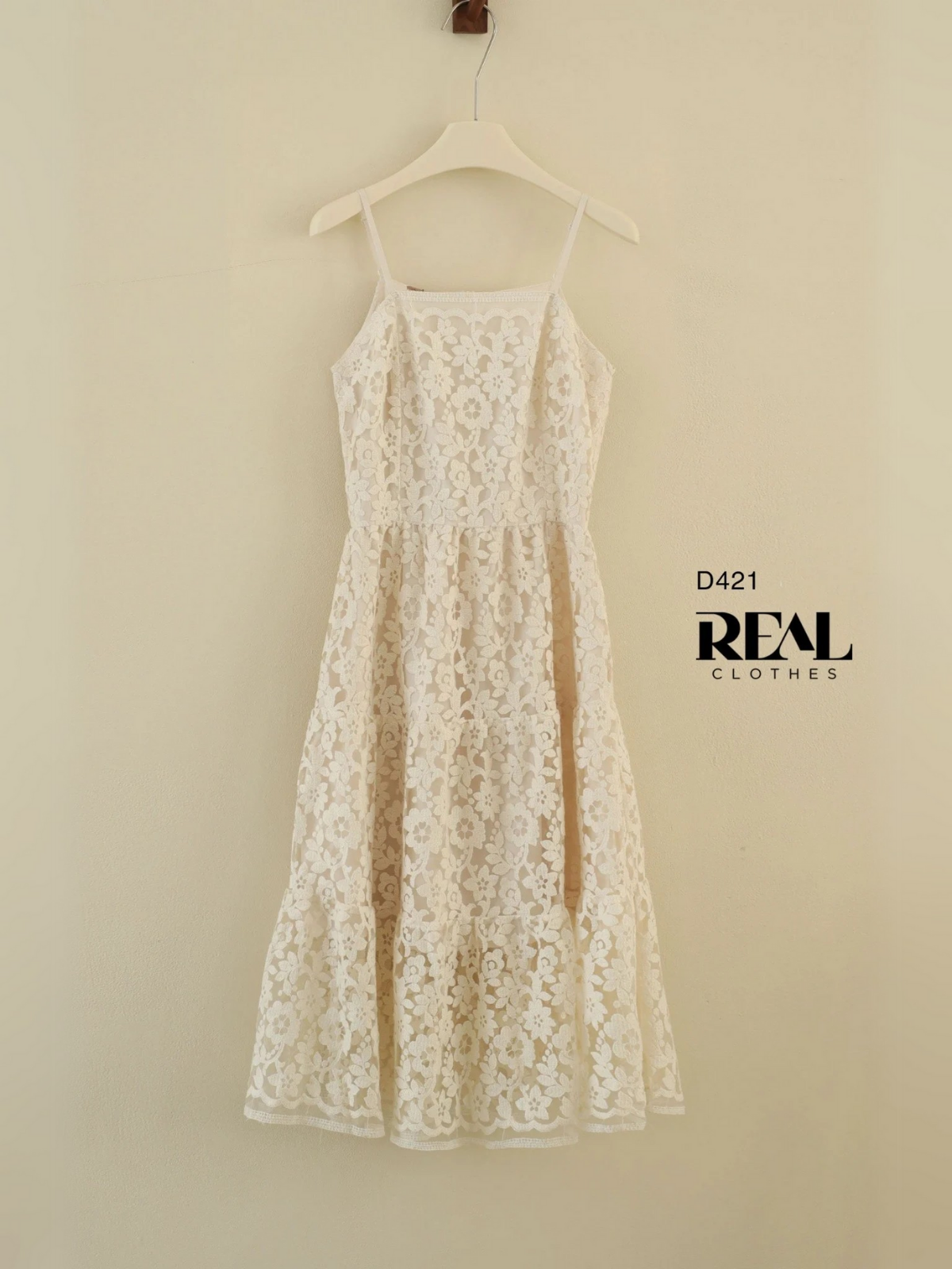 Đầm midi ren hoa SALE