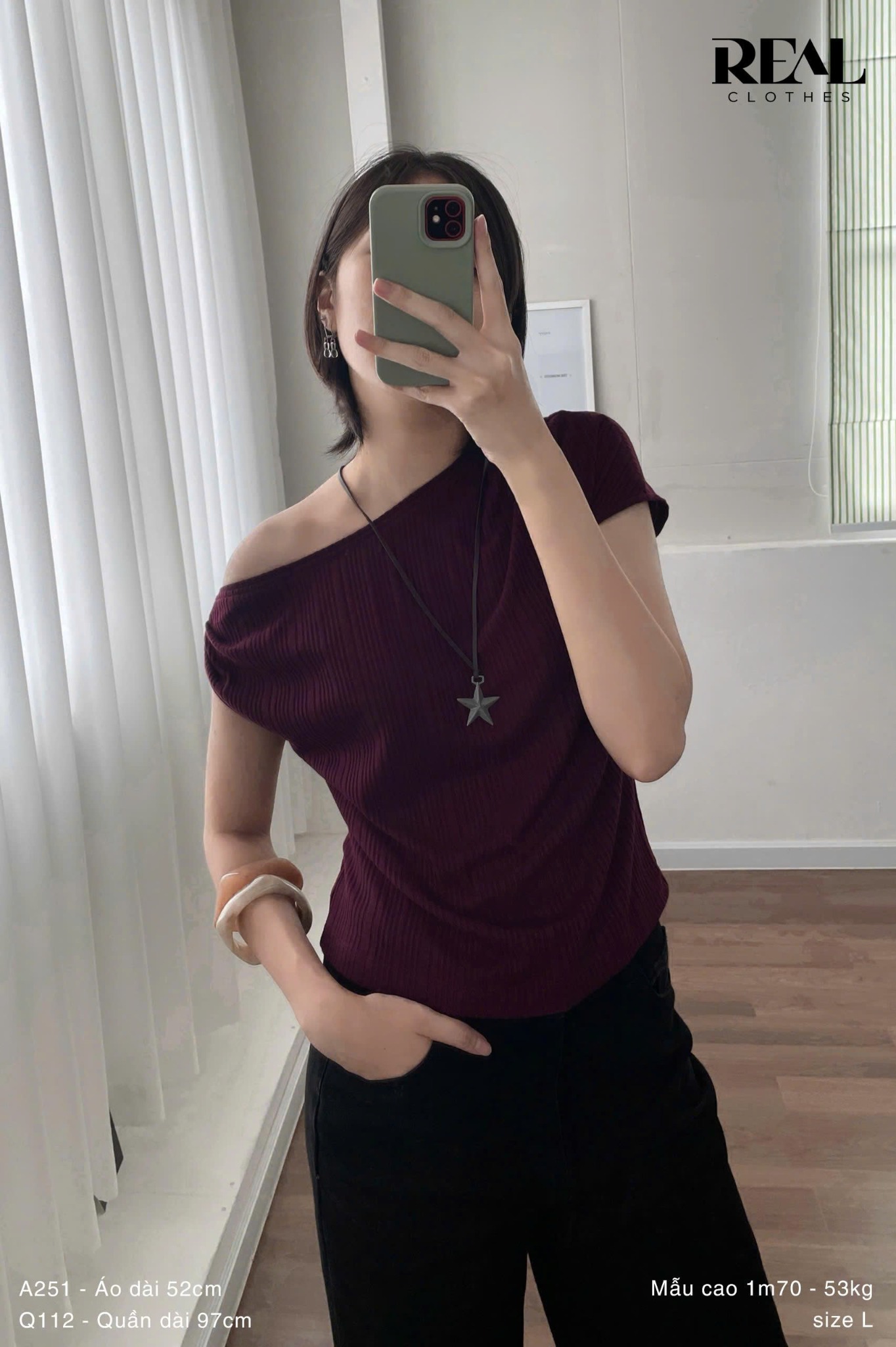 Quần Jeans suông đen