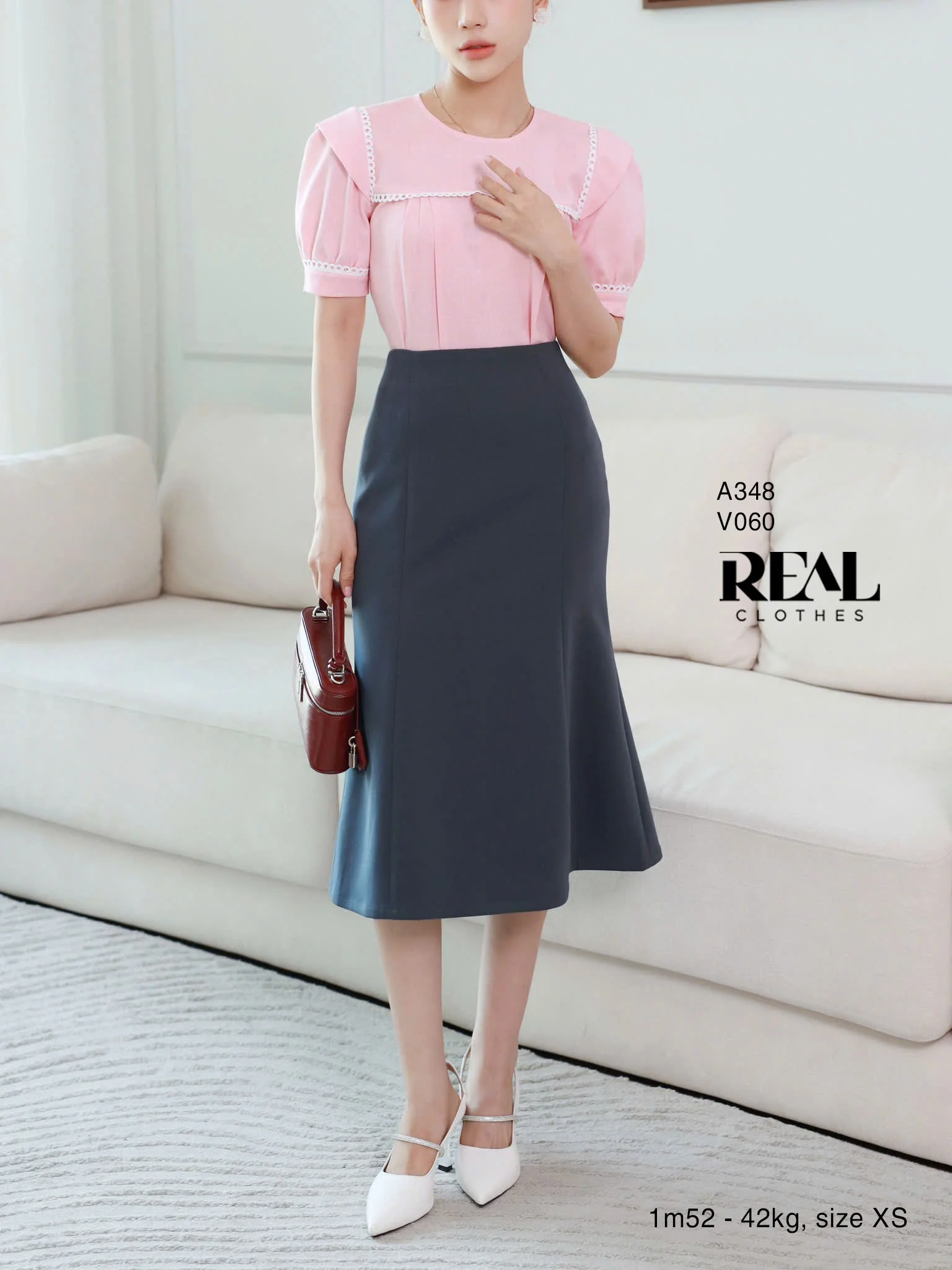  Váy 8 mảnh xám SALE 