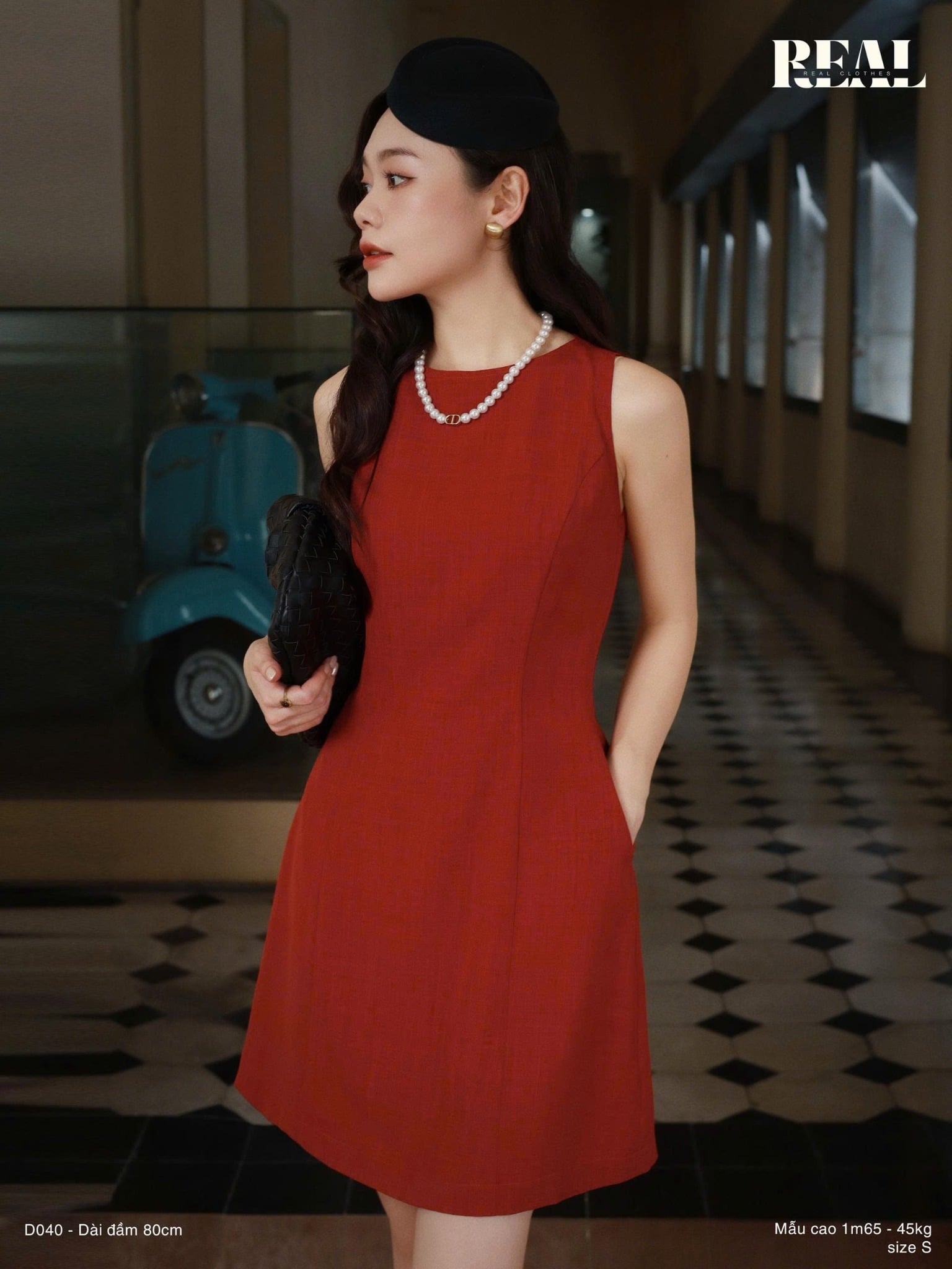 Đầm 8 mảnh Jennie gạch