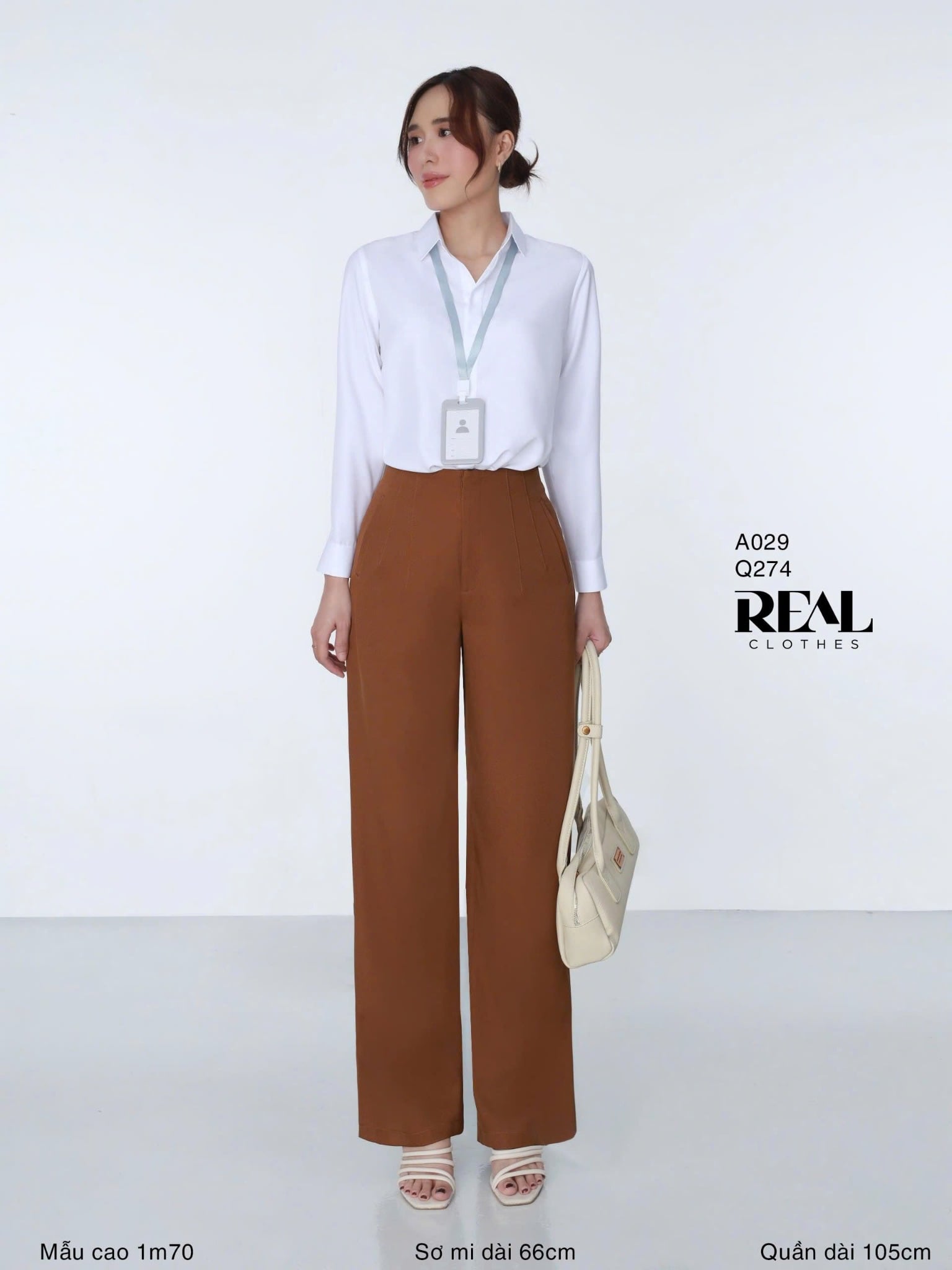  Quần suông Tokyo da bò 