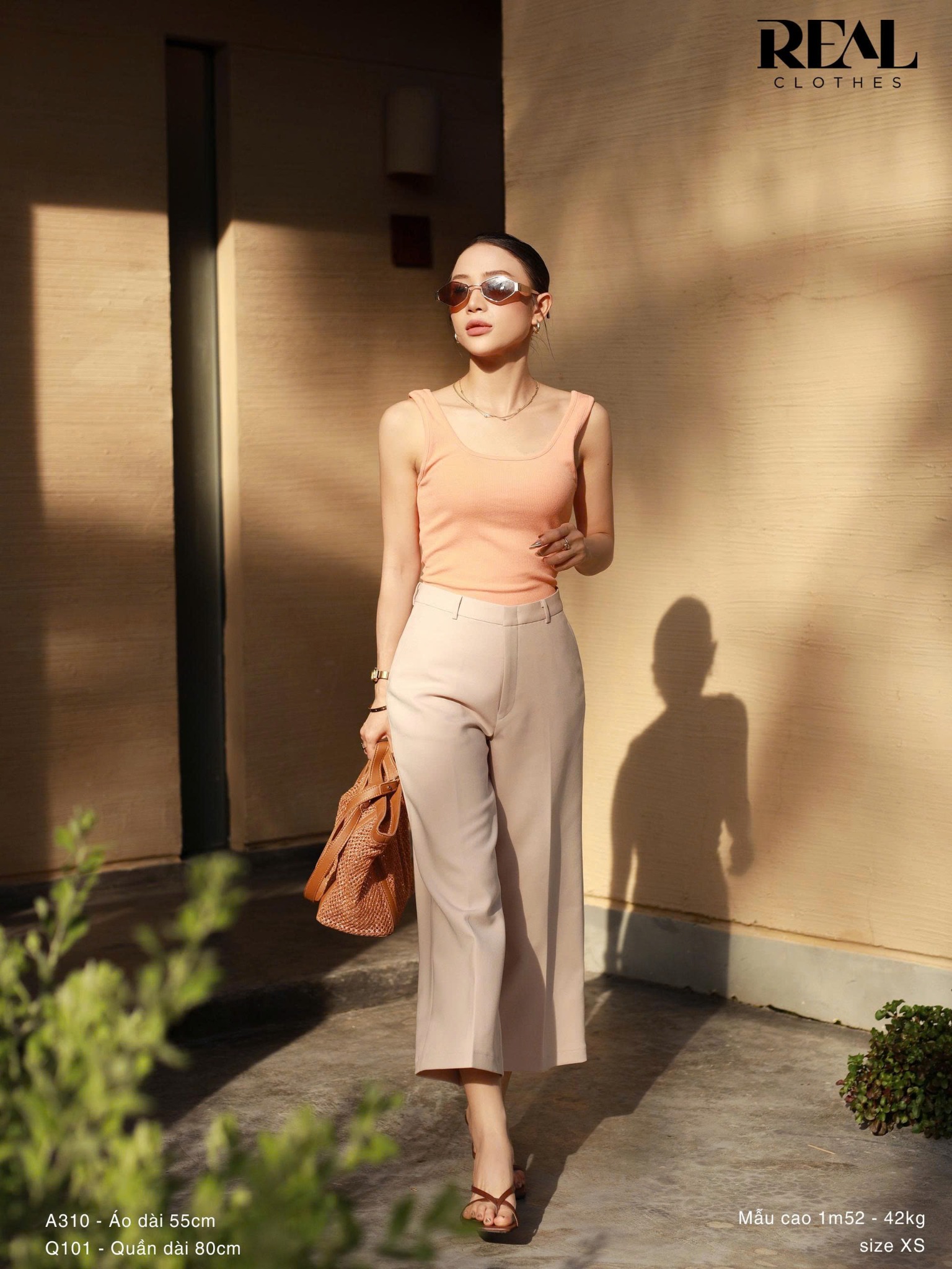 Quần culottes nude SALE