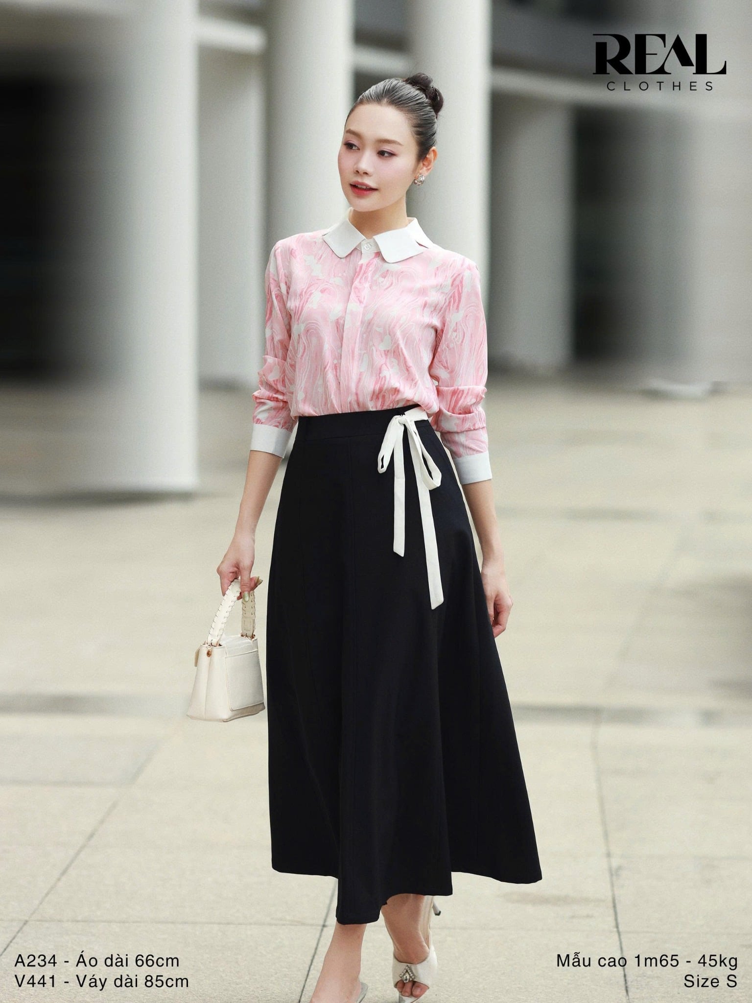 Váy Rachel đen 2026